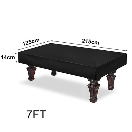 Waterproofs Billiard Pool Table Cover Outdoor Dustproof Pool Table Cover 7FT