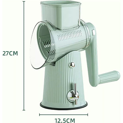 5 in 1 Rotary Cheese Grater Vegetable Handheld Fruit Vegetable Slicer Shredder