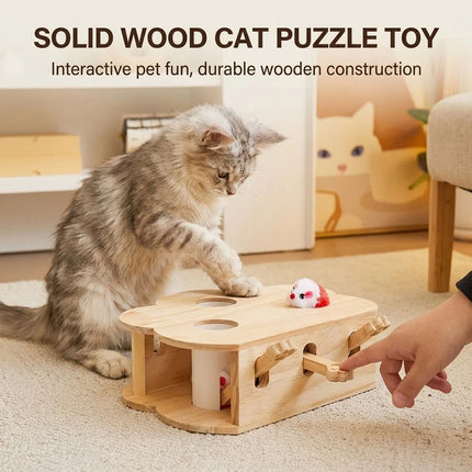 Whack A Mole Cat Toy Pet Gift Keeps Pet Entertained Fun Interactive Cat Toy