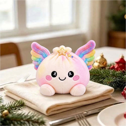 Christmas Wing Dumpling Ploofs Rainbow Plush Edition with Steamer