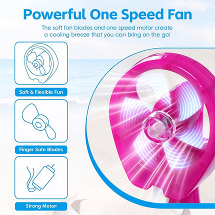 Portable Hand Held Water Spray Misting Fan Travel Mini