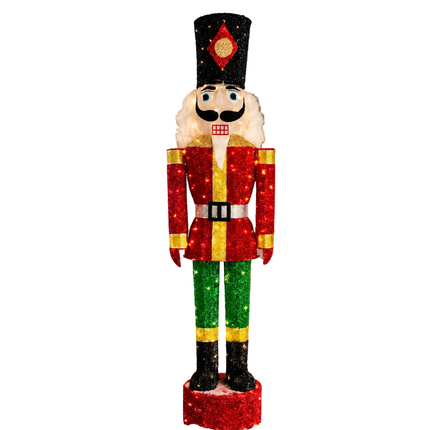 150cm Lighted Nutcracker Christmas Decoration LED Soldier Indoor Outdoor Decor