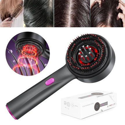 Electric Massage Comb Infrared Vibration Massager Hair Growth Oil Anti Hair Loss