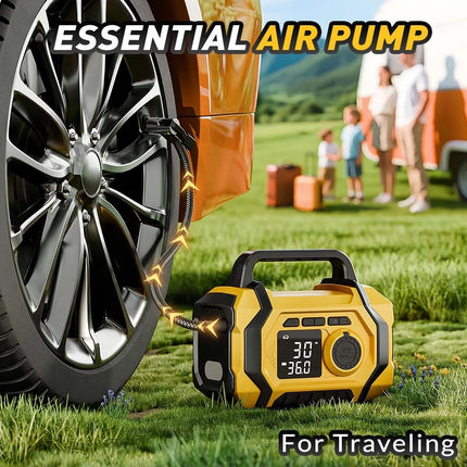 9000A Car Jump Starter Power Bank With Air Compressor Battery Booster 5 in 1 HOT