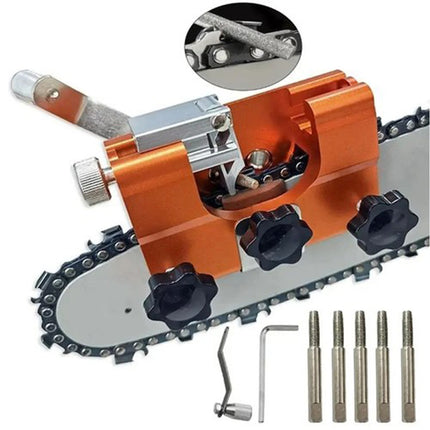 Portable Chainsaw Sharpener Jigs With 5 Grinding Head Tool Chain Saw