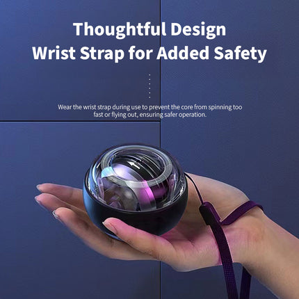 GYRO BALL Forearm Wrist Arm Exercise Gyroscopic Ball LED High Quality