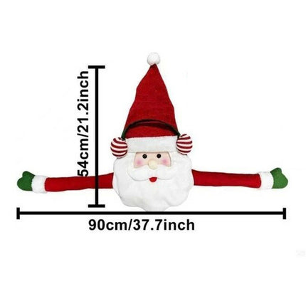 Christmas Tree Top Santa Claus Decoration Holiday Home Display