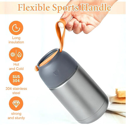 650ML Thermos Stainless Steel Flask Hot Insulated Vacuum Bottle Water Tea/Coffee