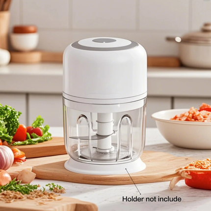 250ML USB Rechargeable Mini Food Garlic Grinder Electric Garlic Chopper Cordless