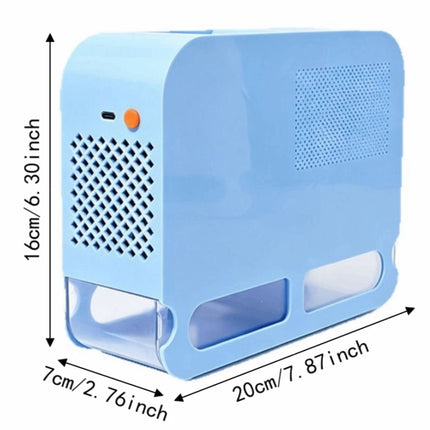 Parrot Bird Food Winnower Grain Husk Separator and Seed Sifting Mixer Cleaner (Blue)