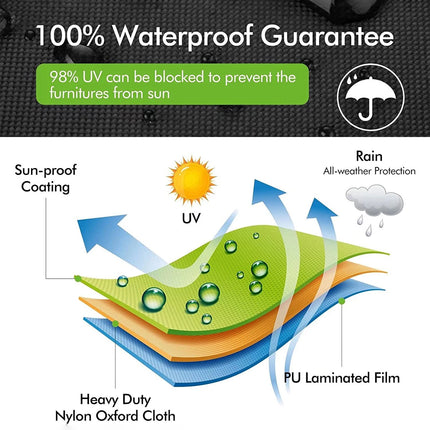 Waterproofs Billiard Pool Table Cover Outdoor Dustproof Pool Table Cover 7FT