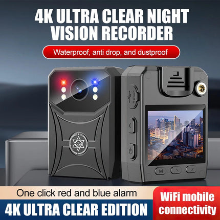 18 Hour 1080P Camcorder Mini Police Body Camera HD 120° Video DVR IR Night Cam