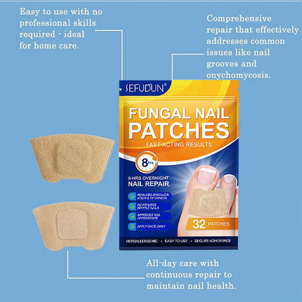 96PCS Toenail Antiseptic Patch Long Lasting Breathable Fungal Nail Patches