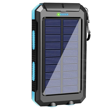 900000mAh Portable Solar Panel Dual USB External Battery Power Bank Pack Charger