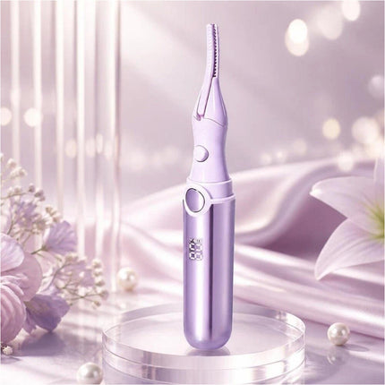 Fast Heating Electric Eyelash Curler Eyelash Curling Device Women Purple