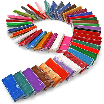 Polymer Clay Kit 46 Blocks Colors Oven Bake Clay Modeling DIY Boys And Girls TOYS Gifts AU