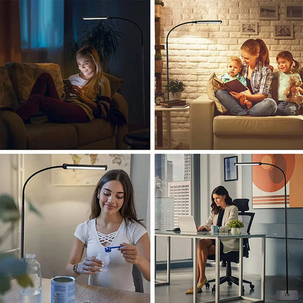 LED Floor Lamp 360° Adjustabe Standing Light Reading Eyelash Gooseneck Light AU