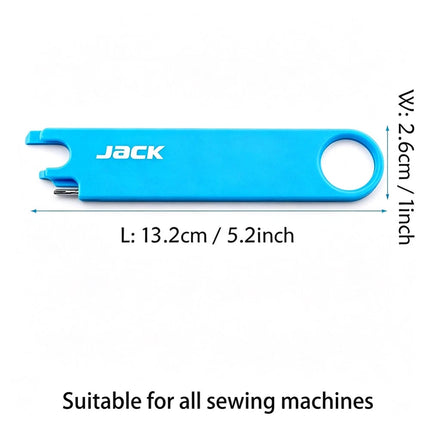 4-in-1 Needle Threader   Sewing Machine Tool with Magnifying Glass Ruler  (2PCS)