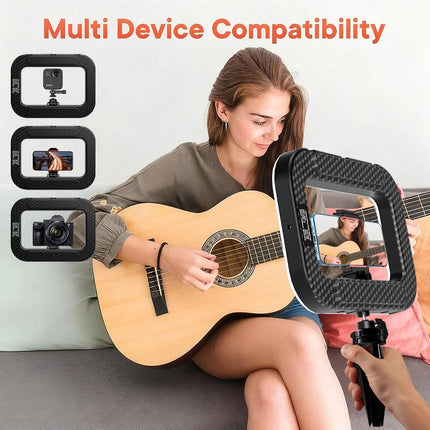 New Handheld Ring LED Rechargeable Fill Light Portable For Mobile Phone Live