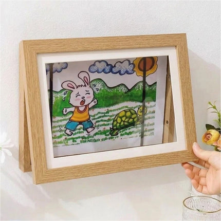 A3 A4 Artists Frames Hold 150 Pictures Creative Art Wooden Artwork Display- Wood