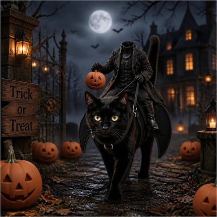 3D Halloween Pet Costume Creative Cat Saddle Costume Pet Clothes
