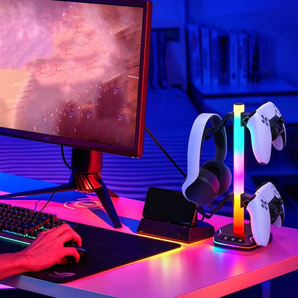 Gaming Headphone Stand Desktop Headset Hanger Display Rack Holder