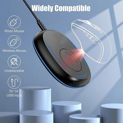 Mouse Jiggler Undetectable Mouse Mover Device with Timer ON/Off Switch Silent