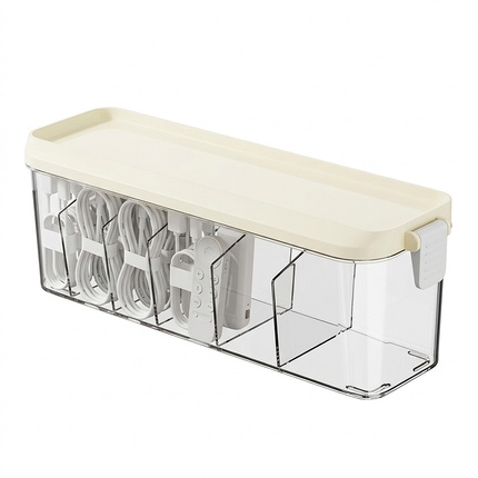 Large Cable Wire Cord Storage Box Case Management Socket Tidy  Organizer