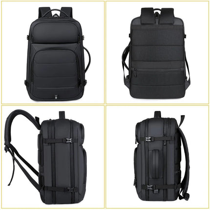 50L Large Men Waterproof Business Luggage Backpack Travel Bag School Laptop Bag