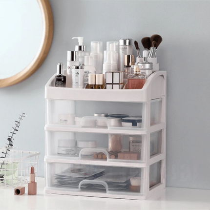 Multi-Drawers Makeup Organizer Container Box Cosmetic Storage Box Desk Lipstick