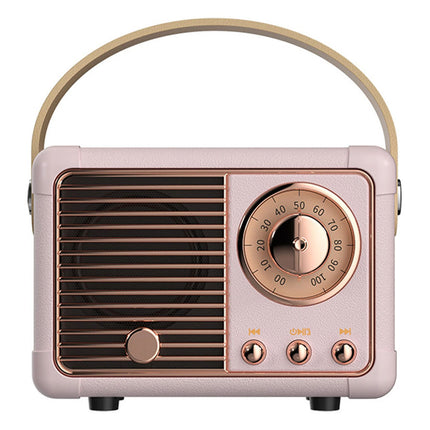 Portable Retro Bluetooths Wireless Stereo Mini Speaker /TF/FM/Radio TF Card USB