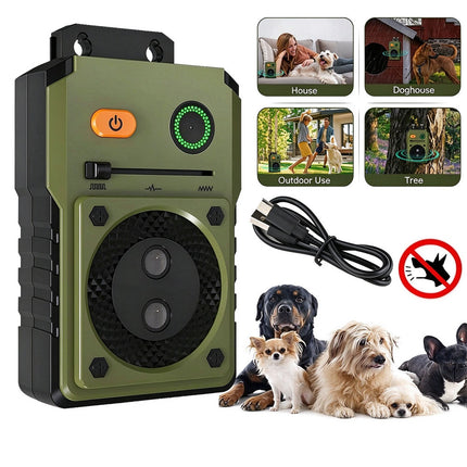 Outdoor Anti Bark Device Ultrasonic Dog Barking Control Stop Repeller Trainer