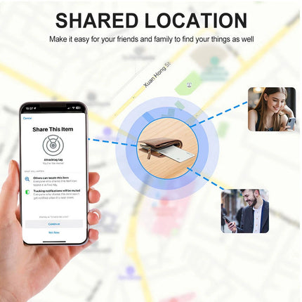 Smart Card Tracker Wireless Charging Wallet Tracker Tracking Device Waterproof