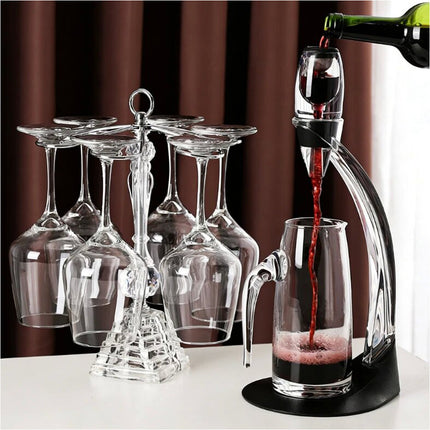 Wine Aerator Deluxe Essential Red Wine Magic Decanter Tower Stand Set Gift