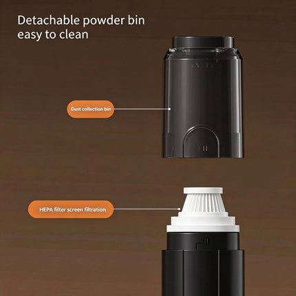 Coffee Grinder Cleaner Mini Vacuum Powerful Suction White USB Charging AU