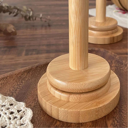 2PC Wooden Yarn Holder Rotating Yarn Storage Wool & Thread Holder for Knitting