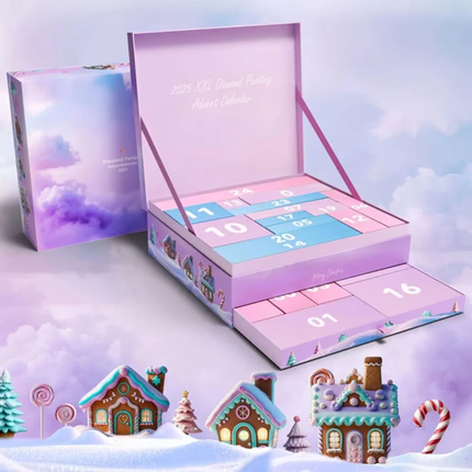 Diamond Painting Advent Calendar 2026 Christmas Countdown Kit with 24 Designs