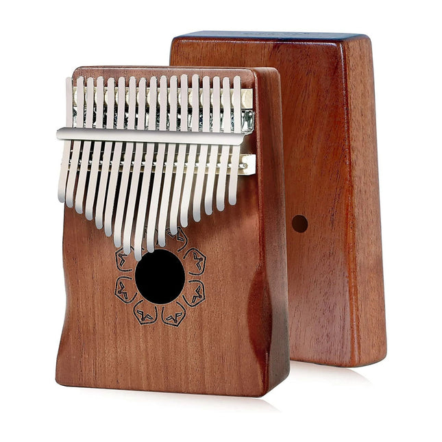 17 key Thumb Piano Mbira Mahogany Africa Finger Percussion Instrument