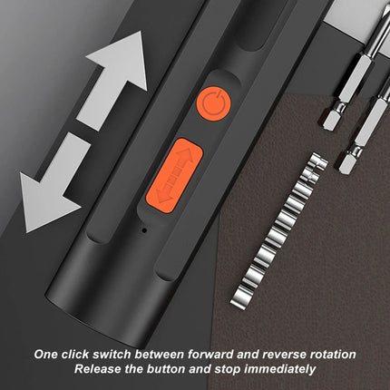 47Pcs Cordless Screwdriver Drill Driver Screw Bit Set Rechargeable Electric Tool