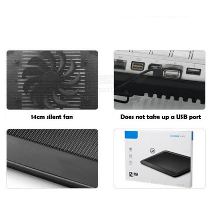 Adjustable Height Laptop Cooling Pad Metal Mesh Heat Dissipation Stand