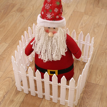 50Pcs Picket FenRK Garden Fencing Lawn Edging Home Yard Christmas Tree Fence