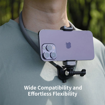Neck Hold Mount Holder Compatible with GoPro Hero Series and Insta360 DJI Cameras
