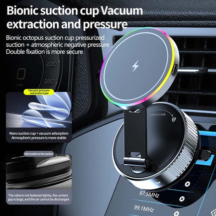 Car Mount Charger with Suction Cup Phone Holder