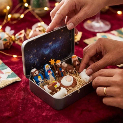 Holy Family Nativity Manger Scene Kit Christmas Figurines Christmas Gifts