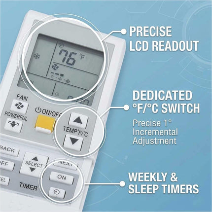 All-in-One Universal Replacement AC Remote Control for Daikin Air Conditioner