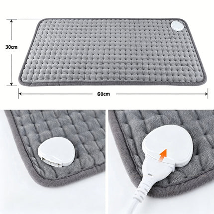 60x30cm Electric Heating Pad Therapy Warmer Mat Neck Shoulder Back