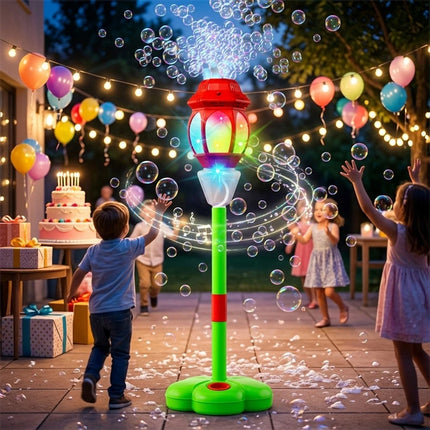Bubble Torch Garden Lamp Automatic Bubble Maker Stand Bubble Machine Outdoor
