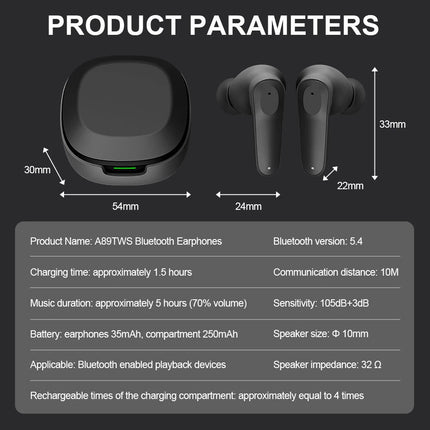 Wireless Translator Earbuds 144 Languages Real Time AI Translation Earphones