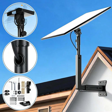 Starlink Wall Mount 360° Swivel 160° Tilt Rustproof For Dish Standard 4 4X Gen 3
