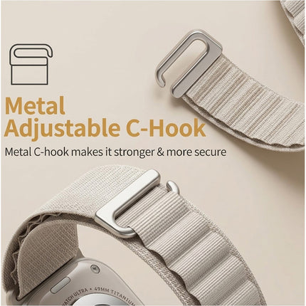 For Apple Watch iWatch Band Strap 9 8 7 6 SE 46mm 42mm 44mm SE Nylon Alpine
